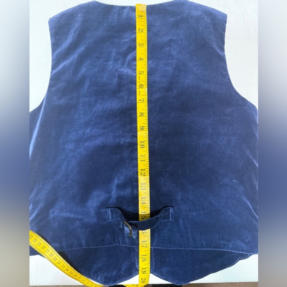 Gymboree Blue Milky Way Holiday Celebration Velvet Vest SKU0743 - Picture 4 of 5